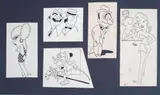 Vinhetas by J. Carlos, guache e nanquim sobre papel, offered Jun 2021