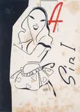 A - Siri - Capitular by J. Carlos, aquarela e nanquim sobre papel, offered Jun 2021