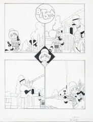 Bitoca by J. Carlos, guache e nanquim sobre papel, offered Jun 2021