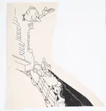 J. Carlos, Bye Bye Corcovado, guache e nanquim sobre papel