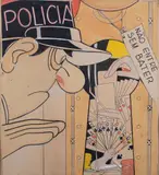 Viciados - Não Entre Sem Bater by J. Carlos, aquarela e nanquim sobre papel, offered Jun 2021