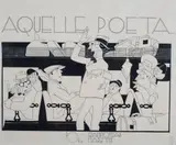 Aquele Poeta - Por Epaminondas Martins by J. Carlos, nanquim sobre papel, offered Jun 2021
