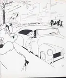 Tout Va Très Bien - O Otimista by J. Carlos, guache e nanquim sobre papel, offered Jun 2021
