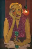 Mulher by Marysia Portinari, óleo sobre tela, offered May 2021