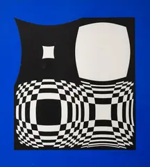 Sem Título by Victor Vasarely, serigrafia a cores, offered May 2021