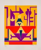 Rubem Valentim, Sem Título, 1990, serigrafia