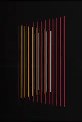 Lothar Charoux, Vibração Vermelha e Amarela, 1974, serigrafia