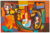 Roberto Burle Marx, Sem Título, 1993, serigrafia
