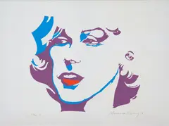Marilyn Monroe by Maurício Nogueira Lima, 1982, serigrafia, offered May 2021