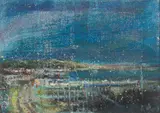Antonio Augusto Marx, Paisagem Noturna, 1991, óleo sobre juta