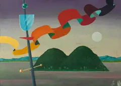 Sem Título by Walter Lewy, 1993, óleo sobre tela, offered May 2021