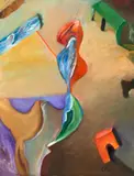 Celso Tadeu Domingo, Impressão, 2019, óleo sobre tela
