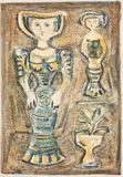 Massimo Campigli, Sem Título, 1952, litogravura
