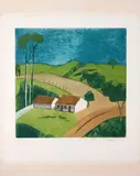 Francisco Rebolo, Paisagem, 1978, gravura em metal