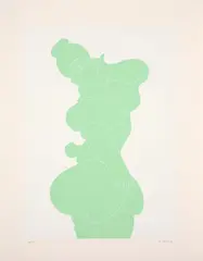 Vênus by Milton Dacosta, serigrafia, offered May 2021