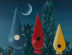 Paisagem Surrealista by Walter Lewy, 1992, óleo sobre tela, offered May 2021