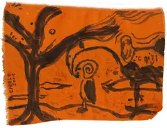 Sem Título by Cabelo, 2001, óleo sobre tecido, offered May 2021