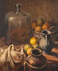 Natureza Morta by Edgar Oehlmeyer, óleo sobre tela, offered May 2021