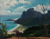 Moacyr Alves, Pedra da Gávea, 1965, óleo sobre tela
