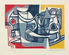 Roberto Burle Marx, Sem Título, 1976, serigrafia sobre papel