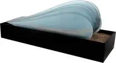 Sem Título by Mário Cravo Neto, escultura em acrílico e areia, offered May 2021