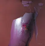 Kenji Fukuda, Abstrato, 1987, óleo sobre tela