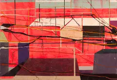 Sem Título by Marcus Andre, 2009, óleo sobre tela, offered May 2021
