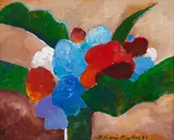 Vaso de Flores by Aldemir Martins, 1999, acrílica sobre placa, offered May 2021
