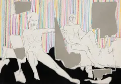 Sem Título by Italo Cencini, acrílica sobre papel, offered May 2021