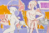 Sem Título by Italo Cencini, 1990, acrílica sobre papel, offered May 2021