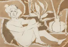 Sem Título by Italo Cencini, 1990, acrílica sobre papel, offered May 2021