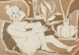 Sem Título by Italo Cencini, 1990, acrílica sobre papel, offered May 2021