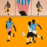 Claudio Tozzi, Futebol, serigrafia