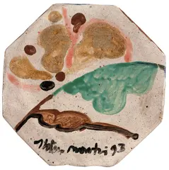 Sem Título by Aldemir Martins, 1993, cerâmica pintada, offered May 2021
