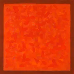 Composição de Cor by Amelia Toledo, 2004, acrílica sobre juta, offered May 2021