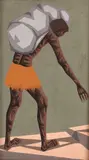 Estivador by Clóvis Graciano, óleo sobre cartão, offered May 2021