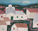 Paisgem by Chen Kong Fang, óleo sobre tela, offered May 2021