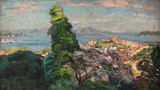 Leopoldo Gotuzzo, Paisagem com Árvore, óleo sobre tela