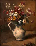 Edgar Oehlmeyer, Jarro com Flores, óleo sobre tela