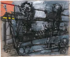Sem Título by Flavio Shiro, 1995, técnica mista sobre cartão, offered May 2021
