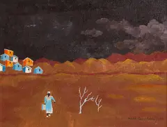 Sem Título by Manezinho Araújo, 1986, óleo sobre tela, offered May 2021