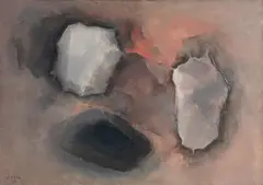 Sem Título by Samson Flexor, 1963, óleo sobre tela, offered May 2021