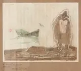 Oswaldo Goeldi, Pescador, xilogravura
