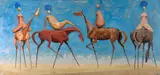 Carybé, As Amazonas 2, 1969, óleo sobre tela