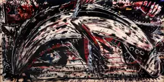 Sem Título by Daniel Senise, 1985, óleo sobre papel, offered May 2021