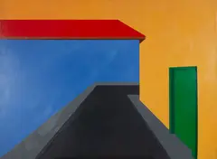 Sem Título by Cildo Meireles, 1987, acrílica sobre tela, offered May 2021