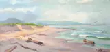 Benedito Calixto, Praia do Meio - Itanhaém (Praia dos Sonhos), 1923, óleo sobre tela