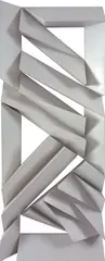 Sem Título by Emanoel Araujo, 2019, escultura em madeira monocromada, offered May 2021
