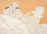 Milton Dacosta, Vênus e Pássaro, 1974, óleo sobre tela
