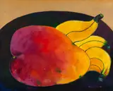 Frutas by Aldemir Martins, 1986, acrílica sobre tela, offered May 2021